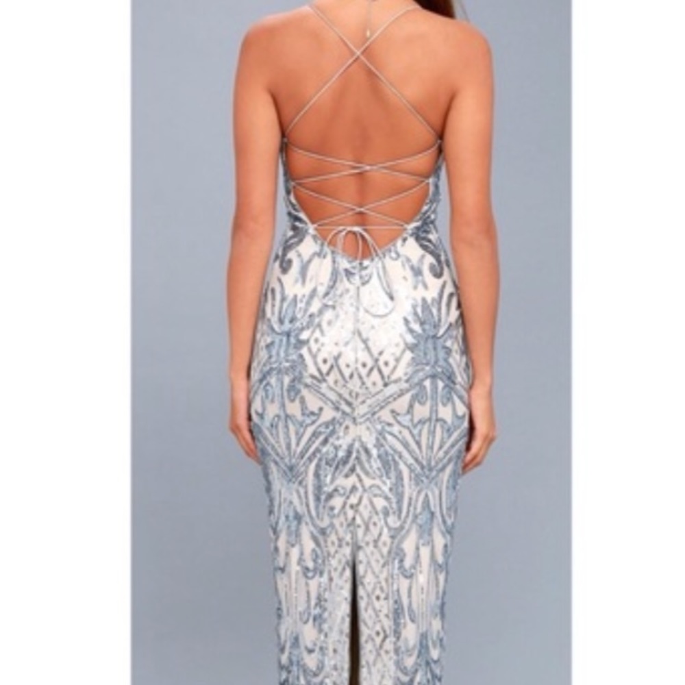Lulu’s Blue Sequin Dress
